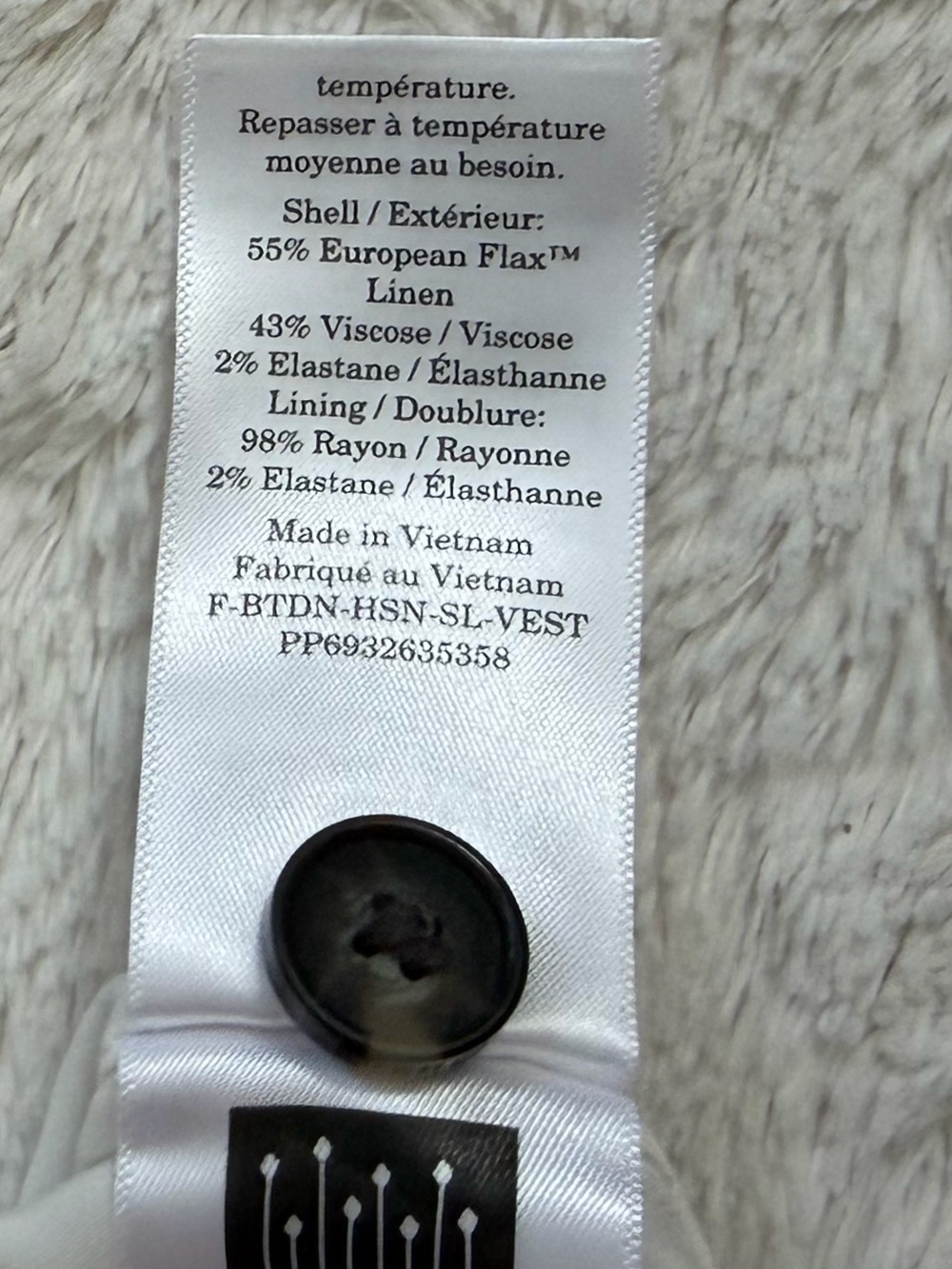 Everlane the Vest in Stretch Linen NWOT - Picture 14 of 14